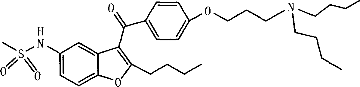 Novel method for synthesizing dronedarone key intermediate