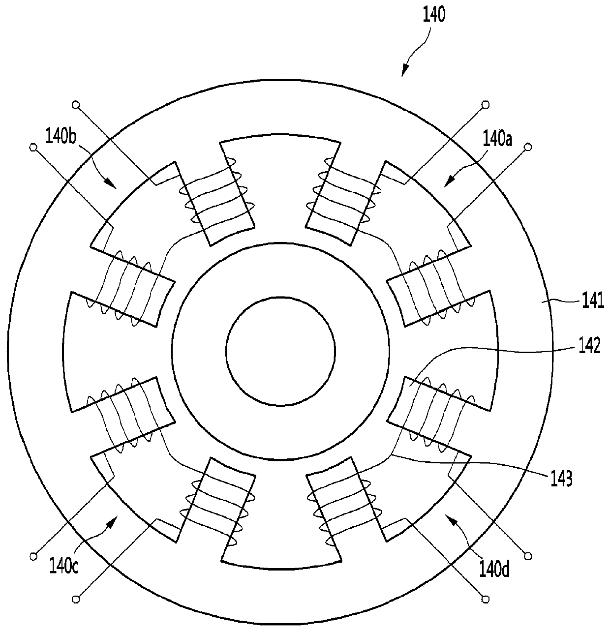 Measuring method of bearing center error