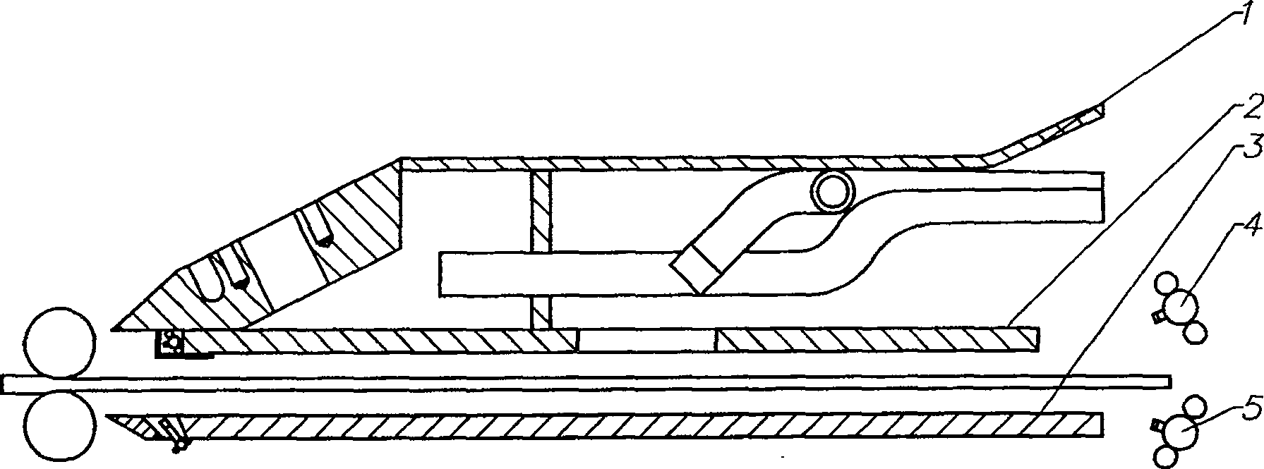 System for purging exporting emulsions of cold continuous rolling mill