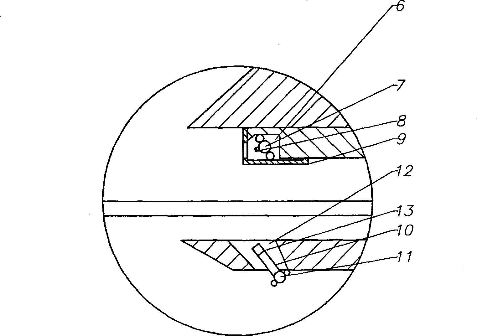 System for purging exporting emulsions of cold continuous rolling mill