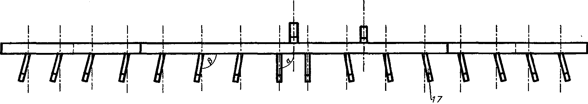 System for purging exporting emulsions of cold continuous rolling mill