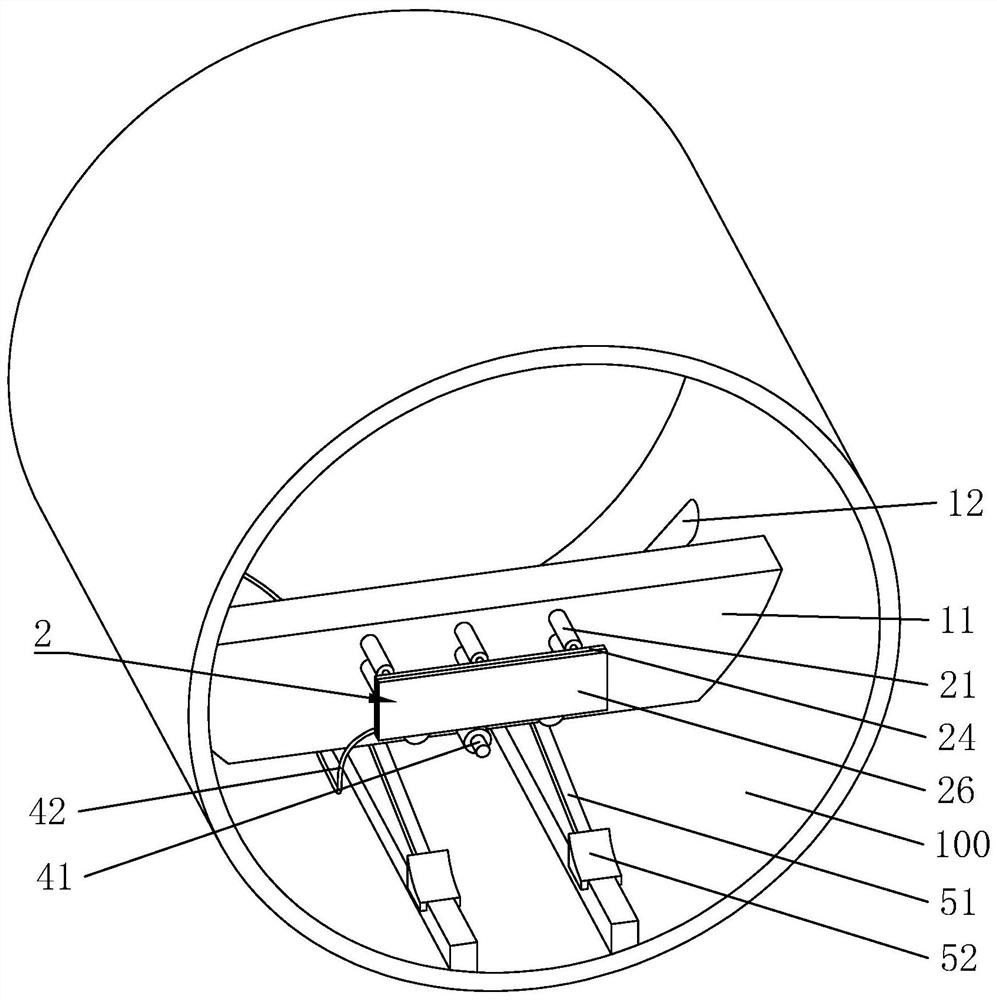 A kind of anti-collision device for earth moving vehicle of tunnel boring device and tunnel boring device