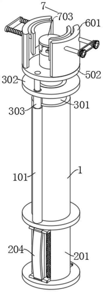 Remote control type cavity telescopic structure for electroscope