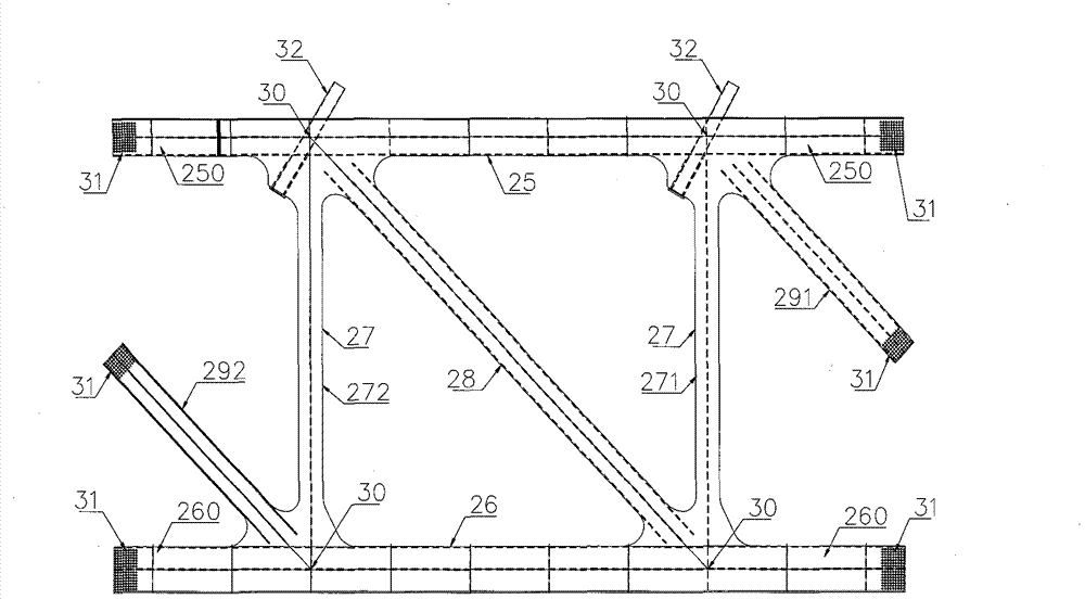 Truss sheet unit of steel truss girder, steel truss girder structure and mounting method thereof