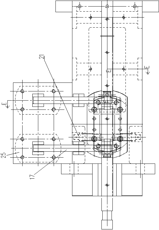 Broaching fixture for key groove of connection fork sleeve