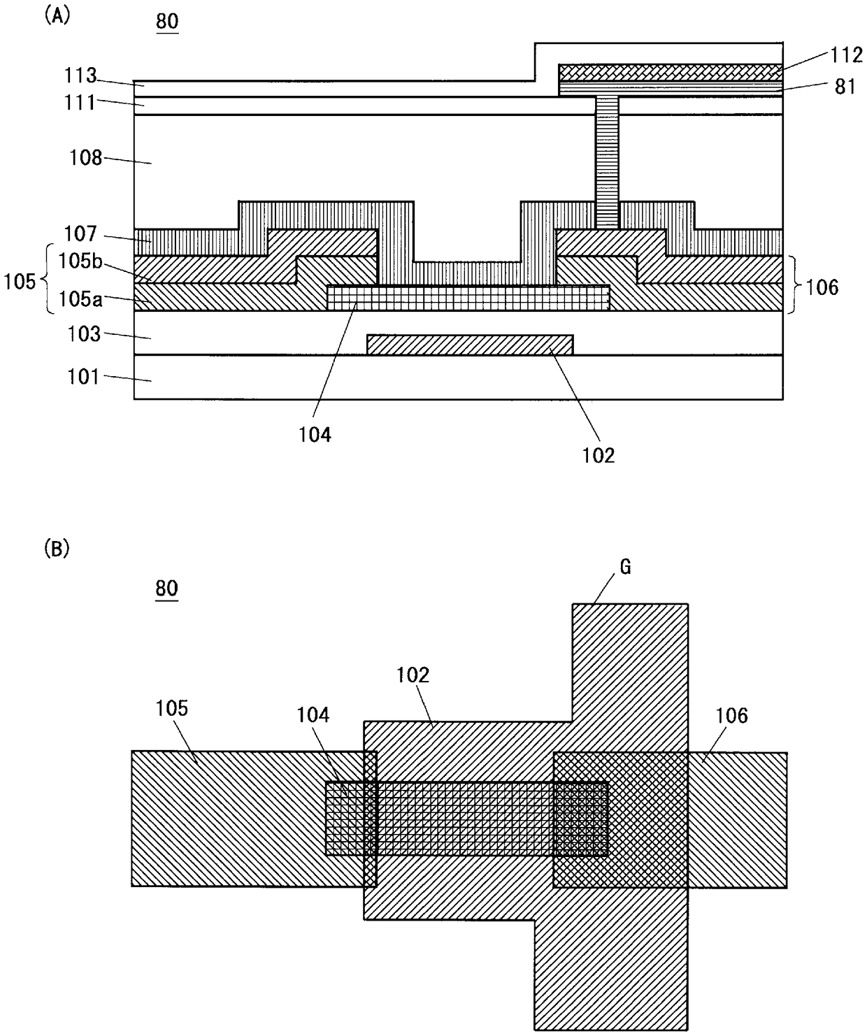 Active matrix substrate, method for producing same, and display device
