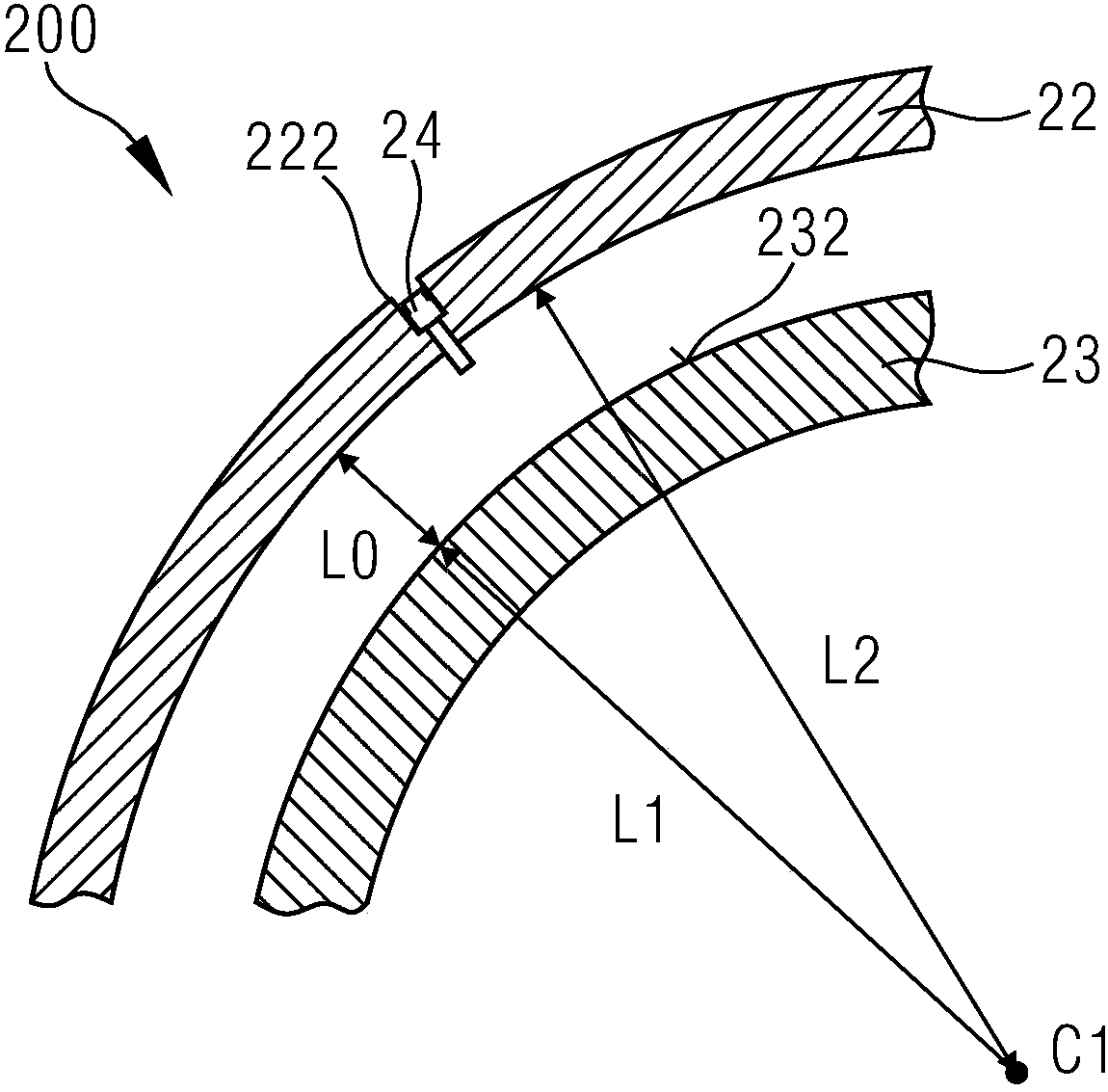 System for sensing shifting of drive ring, compressor and gas turbine