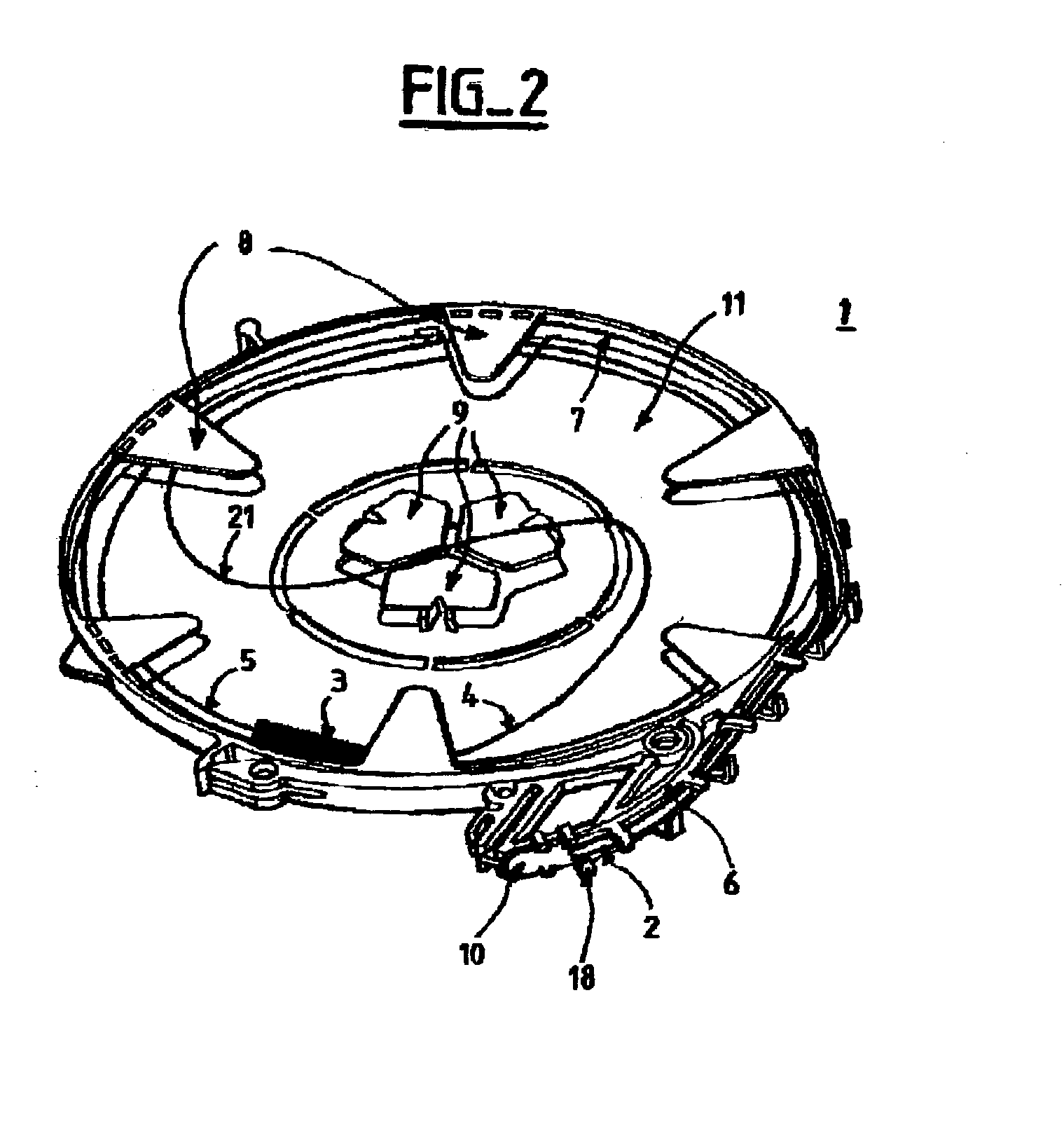 Cassette for coiling optical fibers