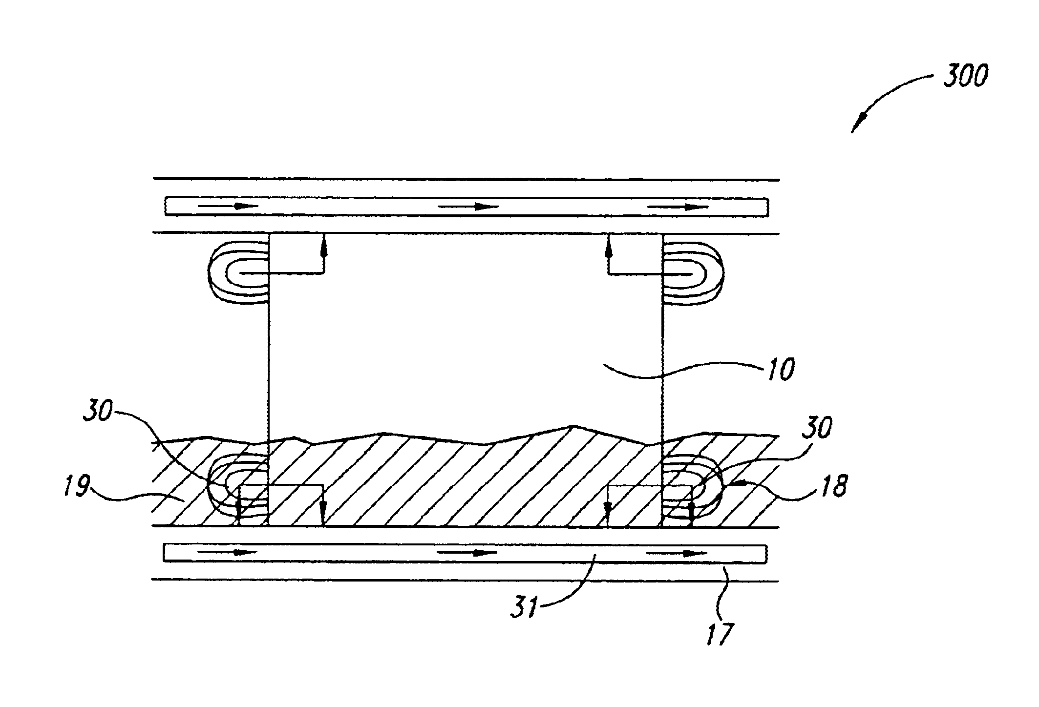 Assembly and method for direct cooling of motor end-winding