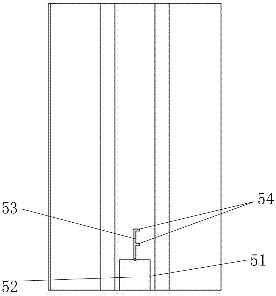 Easy-to-clean constructed wall column