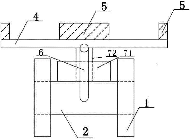 A sliding device for removing the side formwork of the cast-in-place box girder of the bracket and its application method