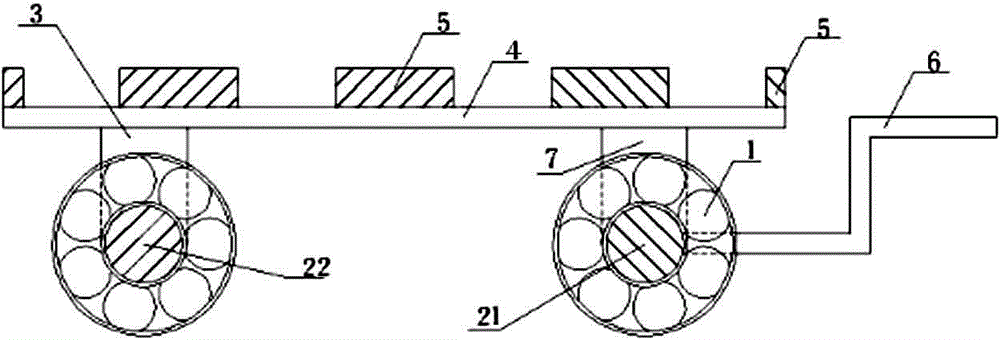 A sliding device for removing the side formwork of the cast-in-place box girder of the bracket and its application method