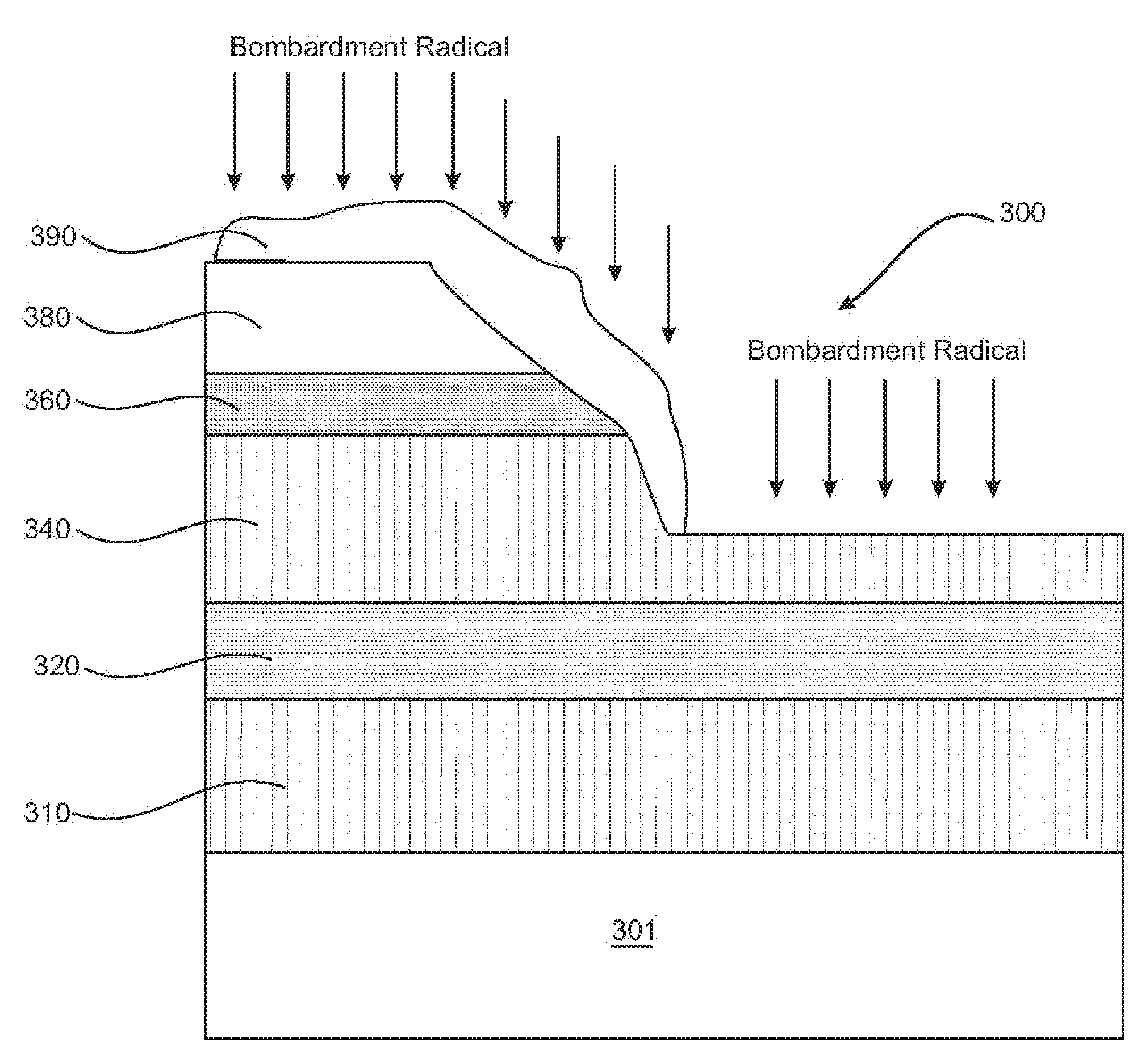 Method for reducing sidewall etch residue