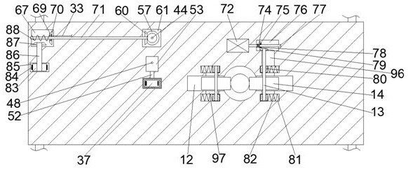 Concealed conduit laying device for terrace