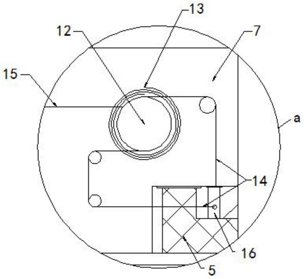 Brake return piston device with automatic compensation function