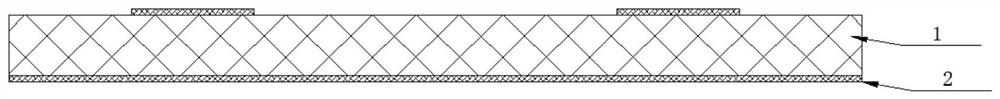 A plane bump type metal-free cutting packaging process and its packaging structure