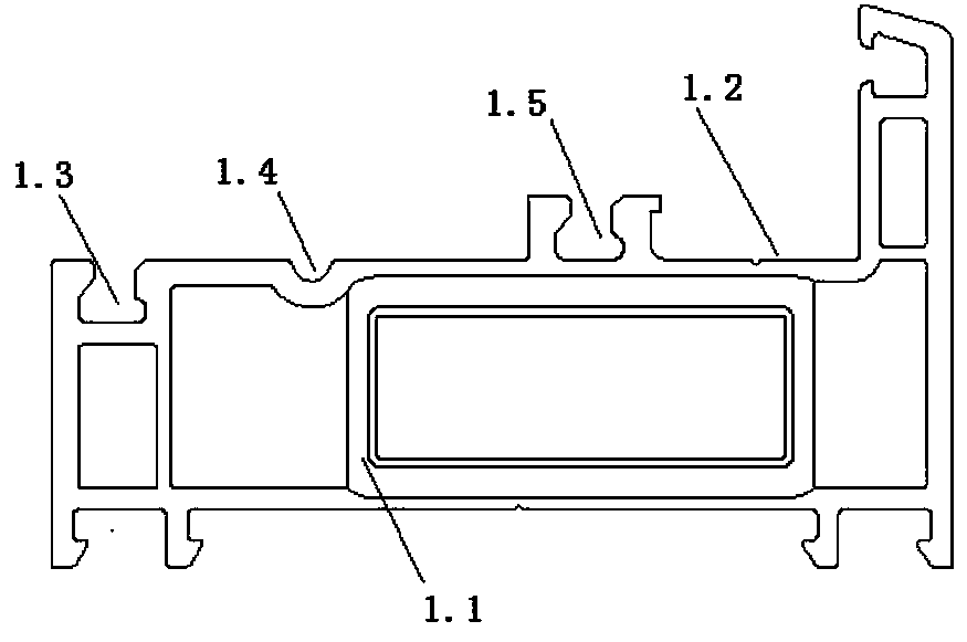 Extrusion-sealed aesthetic sliding window