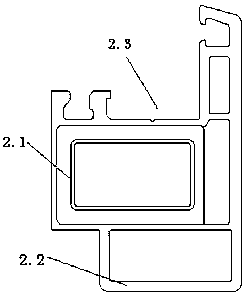 Extrusion-sealed aesthetic sliding window