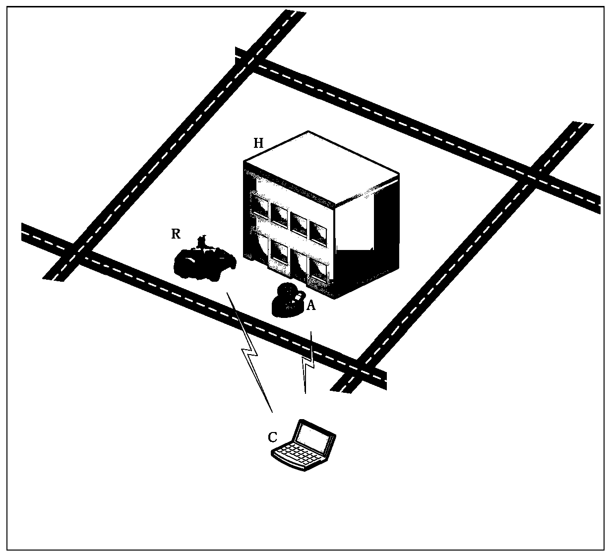 A method and system for locating people in an indoor environment