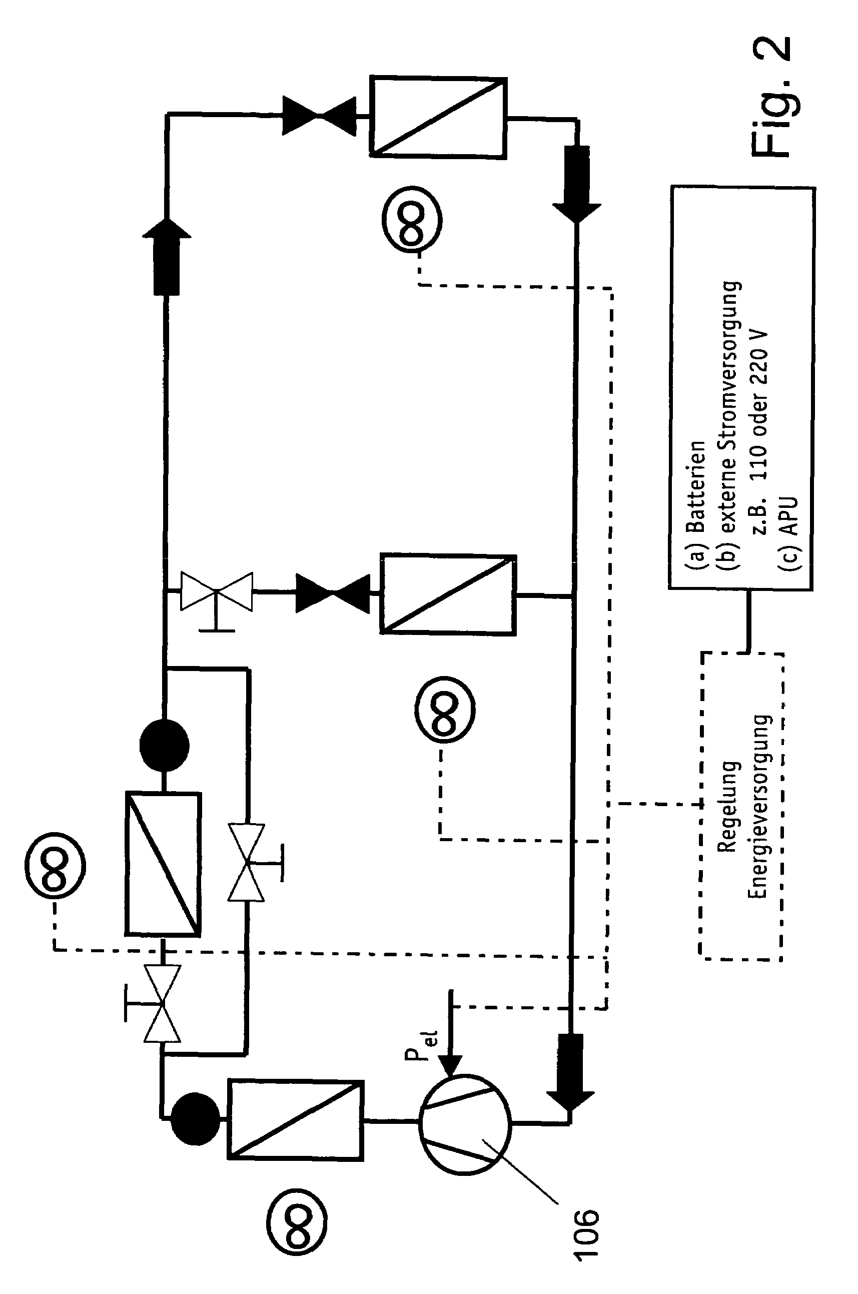 Stationary vehicle air conditioning system