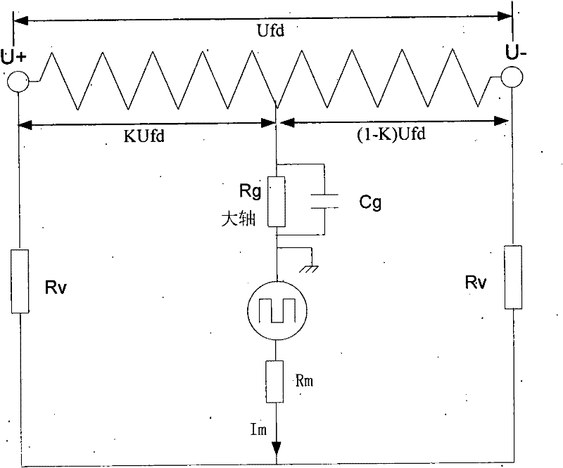 Redundancy sampling calculation-based superposed square-wave voltage type rotor earth-fault protection method