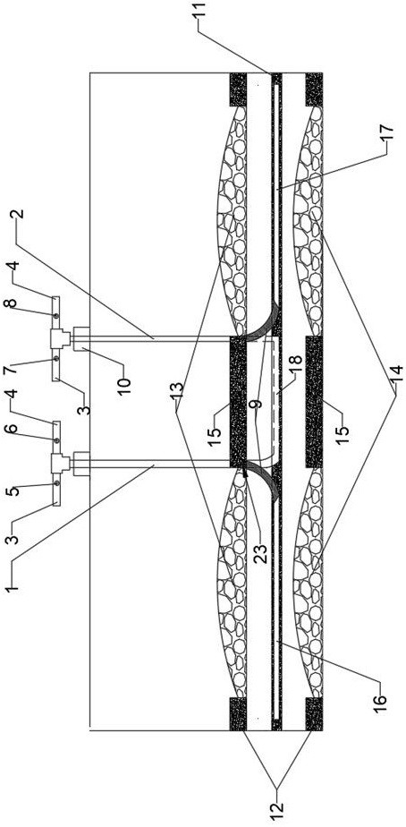 Multi-level cross-mining-area ground drilling well pattern laying method