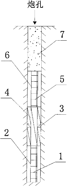 Vibration-reducing blasting construction method of air spring