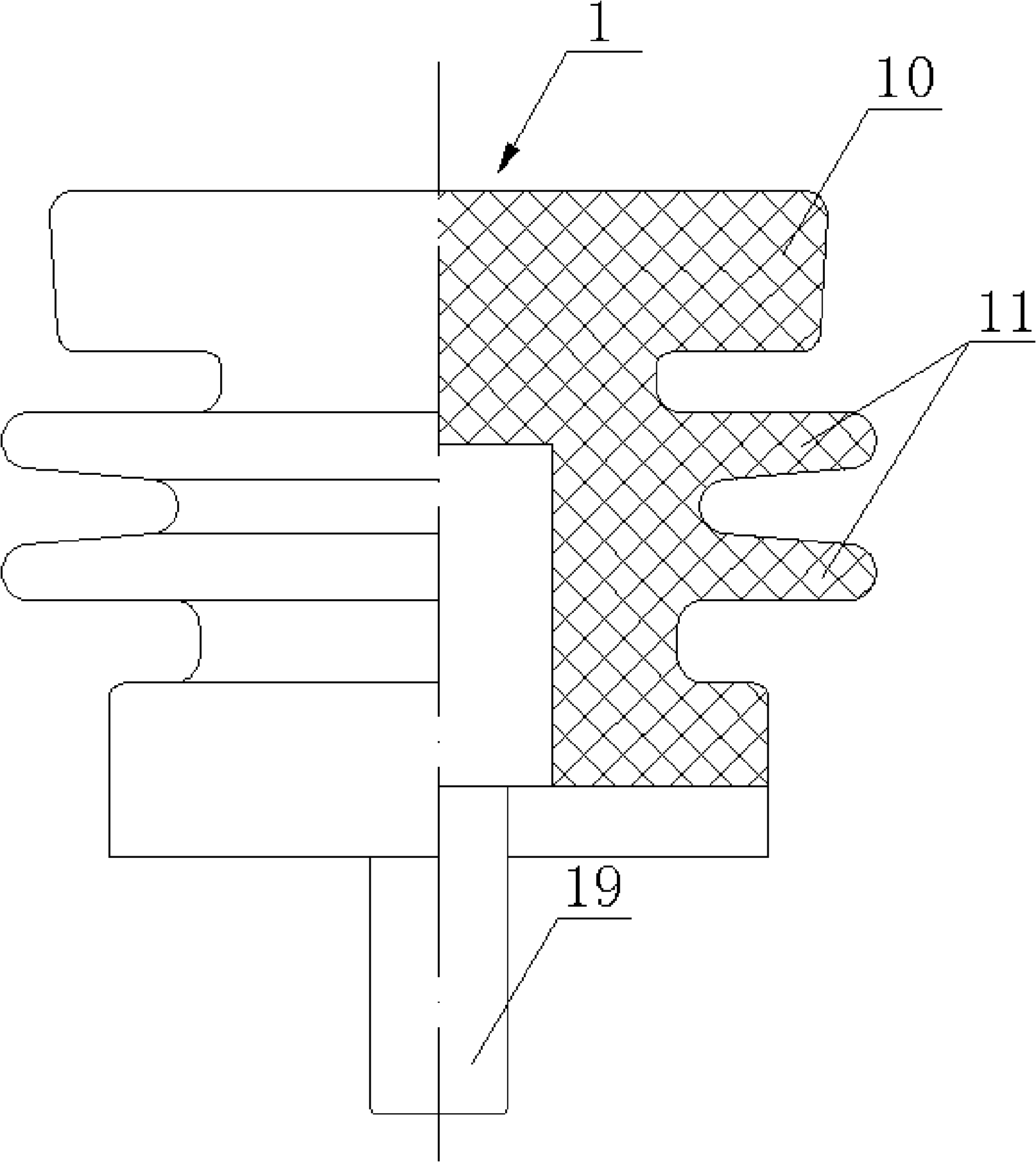 Electrical insulator for fixing electric power rail Eureka Patsnap