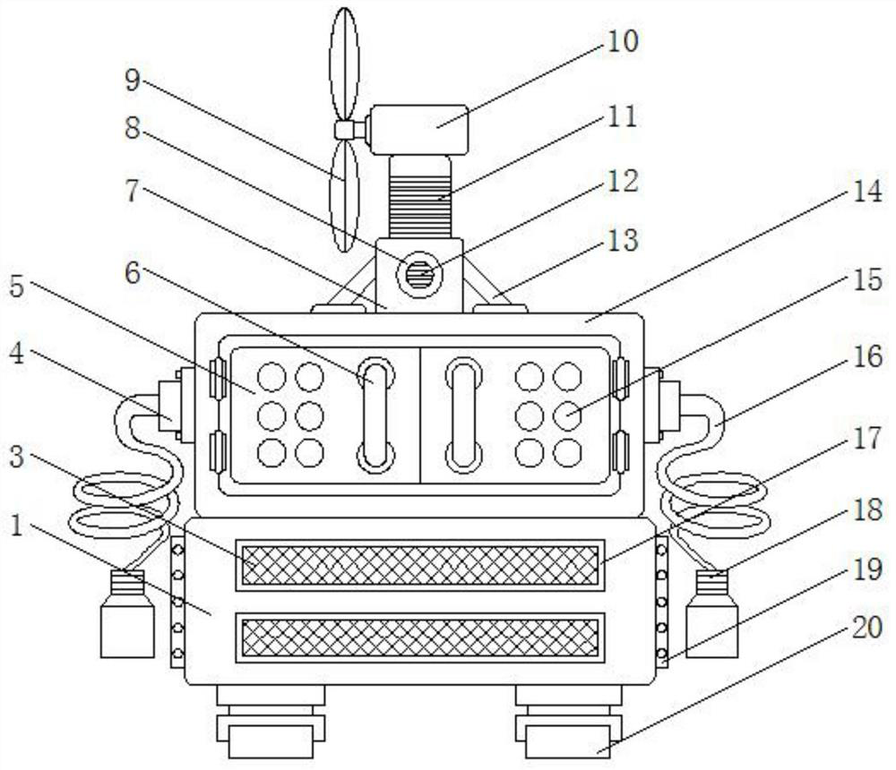 A kind of accumulator with usb output electric energy controllable