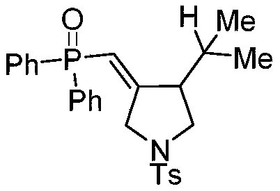 Synthetic method of phosphonyl methylene substituted five-membered cyclic compound