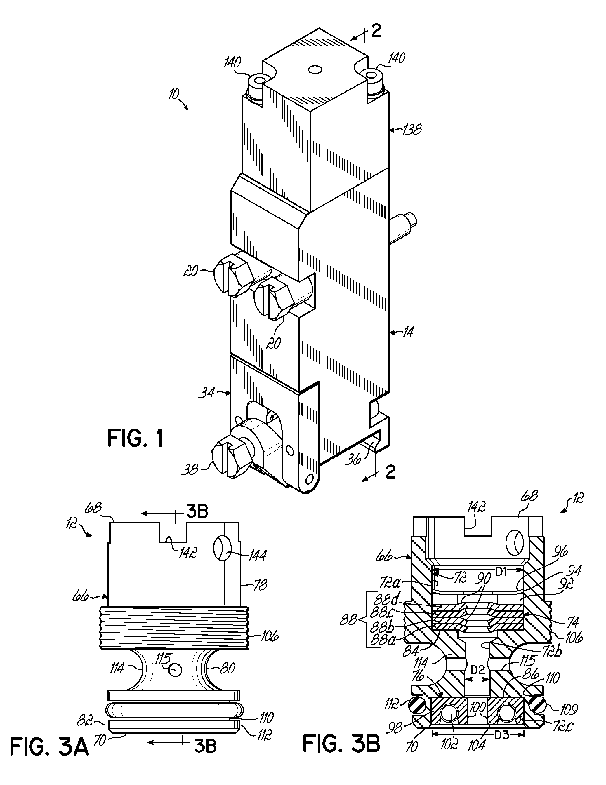 Device for dispensing liquid having an improved seal assembly