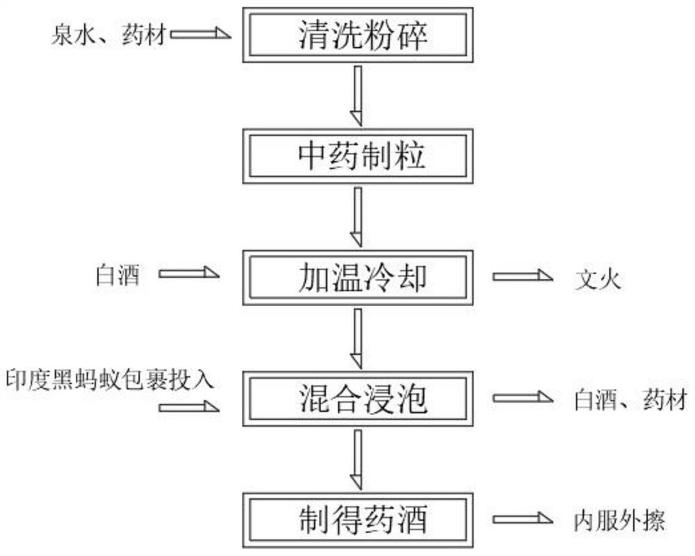 Traditional Chinese medicine for treating rheumatism and traumatic injury, and preparation method thereof