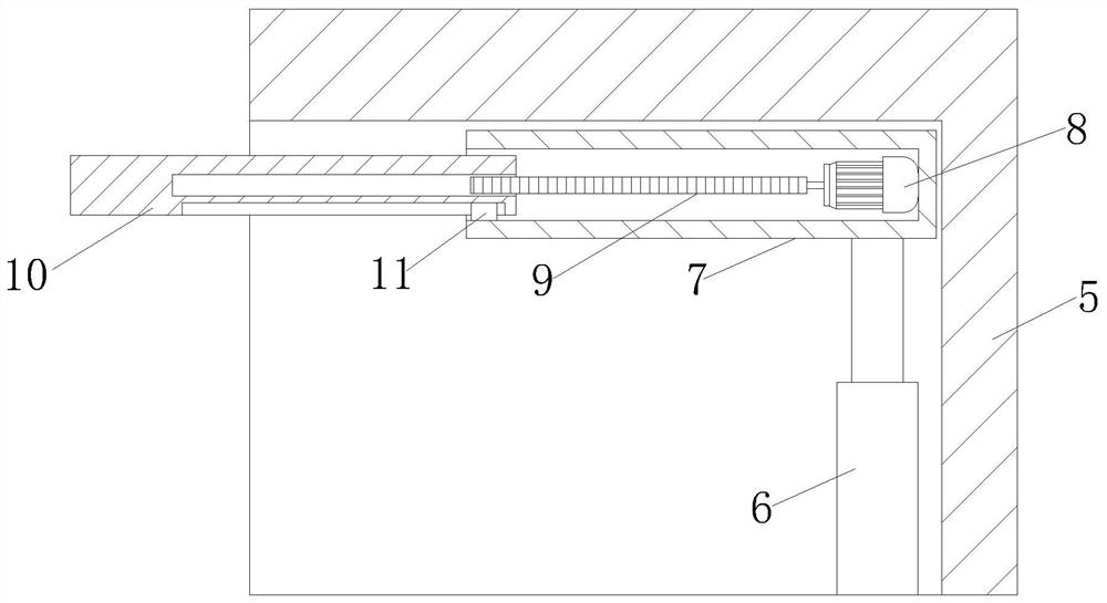 Raw material polishing and grinding positioning structure for pesticide processing