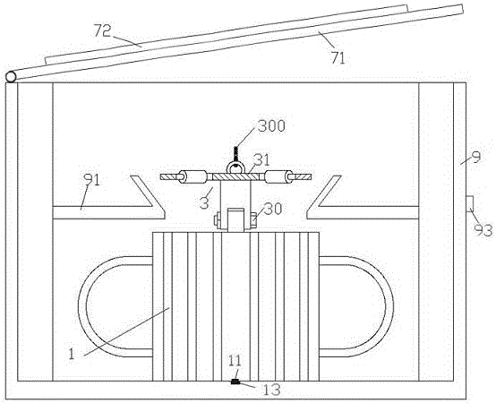 Safety guiding and locating device for mounting of transformer and use method of safety guiding and locating device