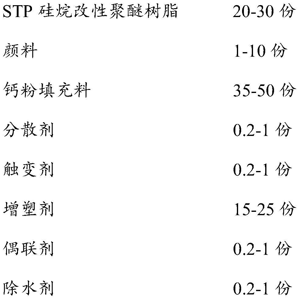 Novel MS sealant for fabricated concrete and preparation method thereof