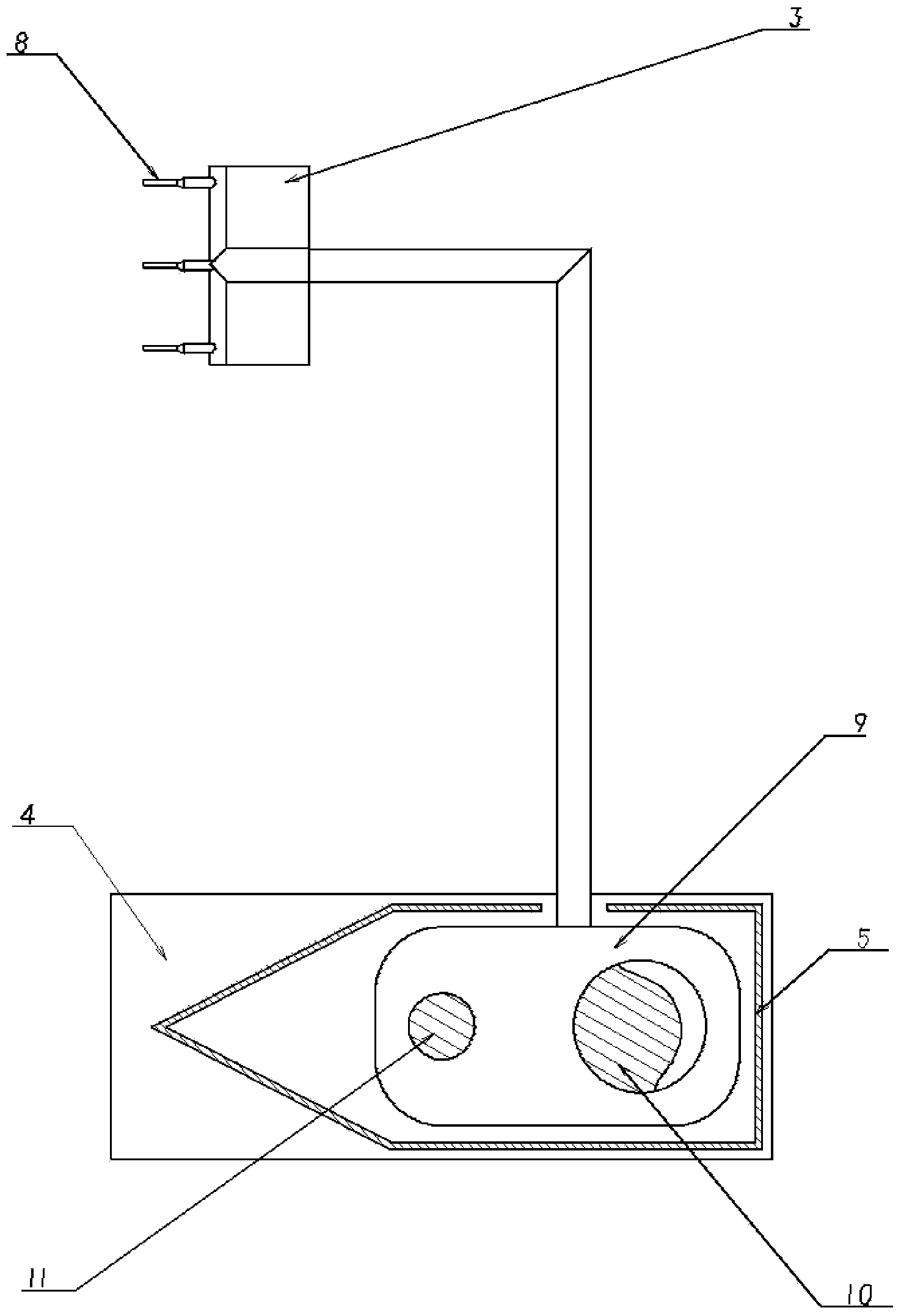 Indirect measuring method for hypersonic speed wind tunnel turbulence scale