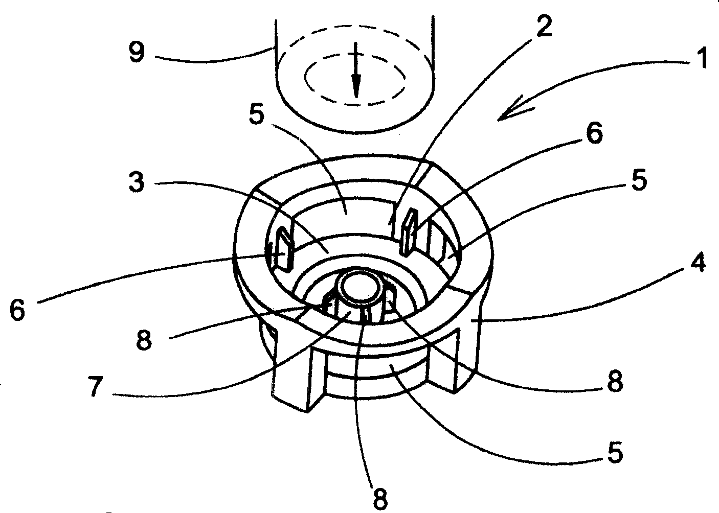 Piece for fixing objects