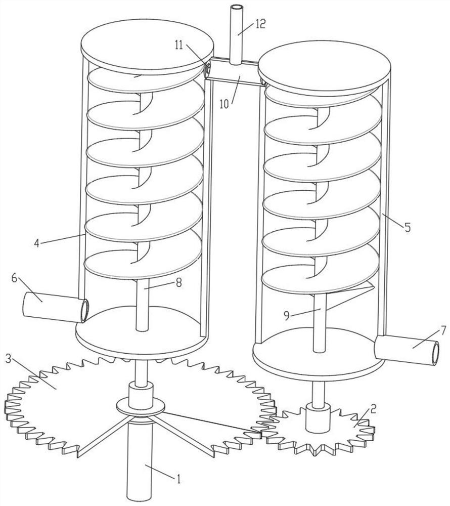 Device with intermittent solution blending function