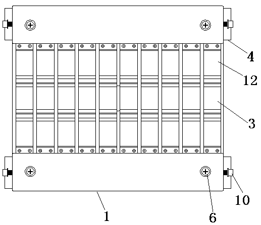 Excitation structure for detecting plate magnetic flux leakage