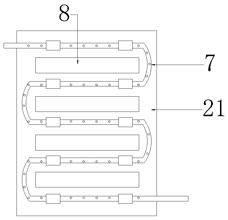 Radix isatidis planting device