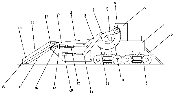 Beach garbage cleaning vehicle with rain shed and use method of beach garbage cleaning vehicle