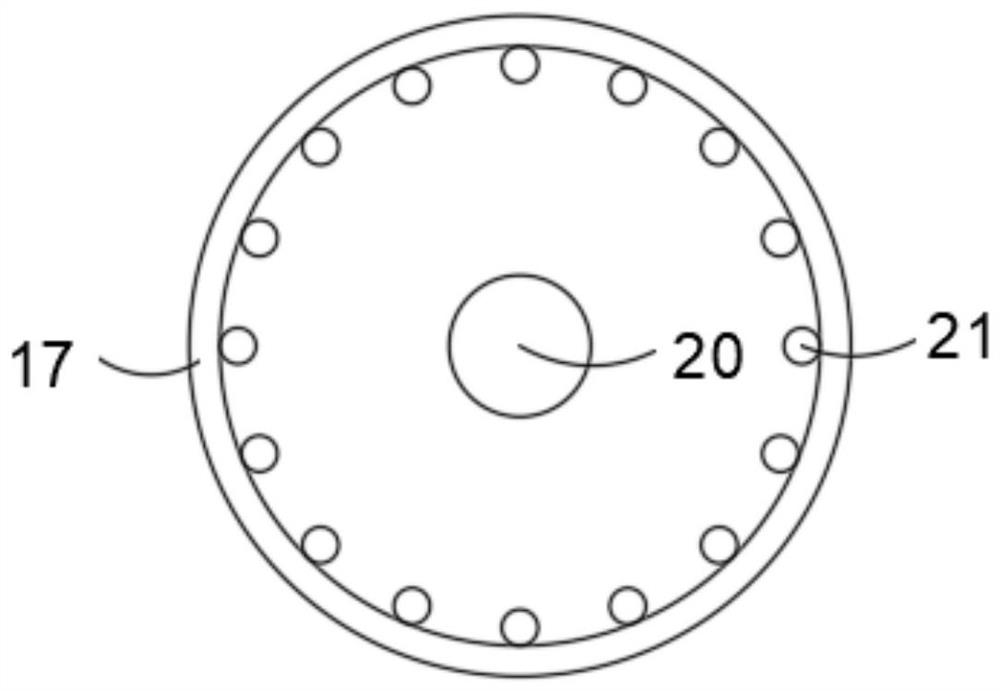 Self-adaptive discharge pipeline for chemical sewage