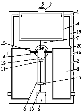Heat dissipation system for wind power generation controller