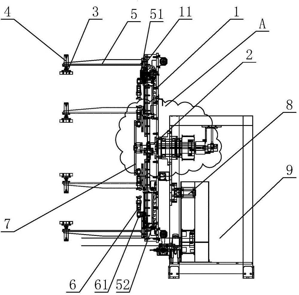 Clamping device of refrigerator overturn mechanism