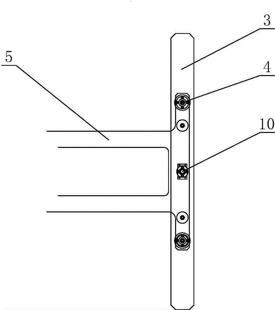 Clamping device of refrigerator overturn mechanism