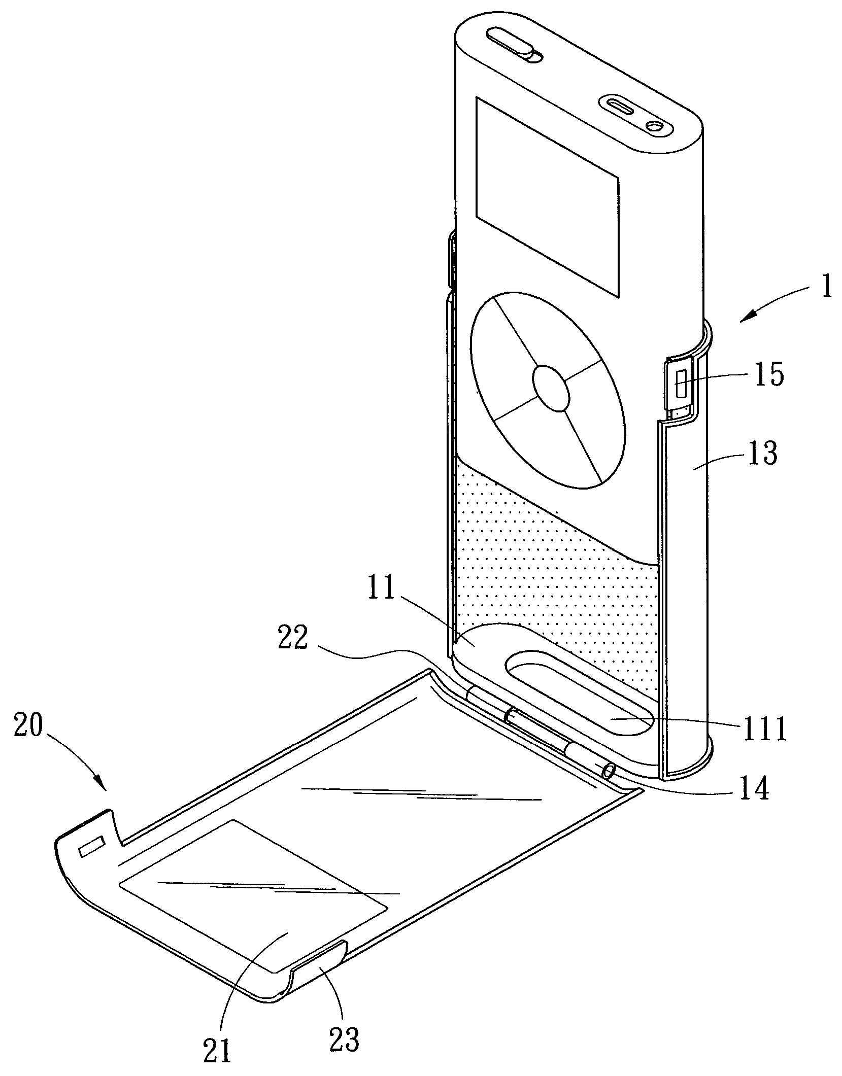 Protection shell for portable video-audio device