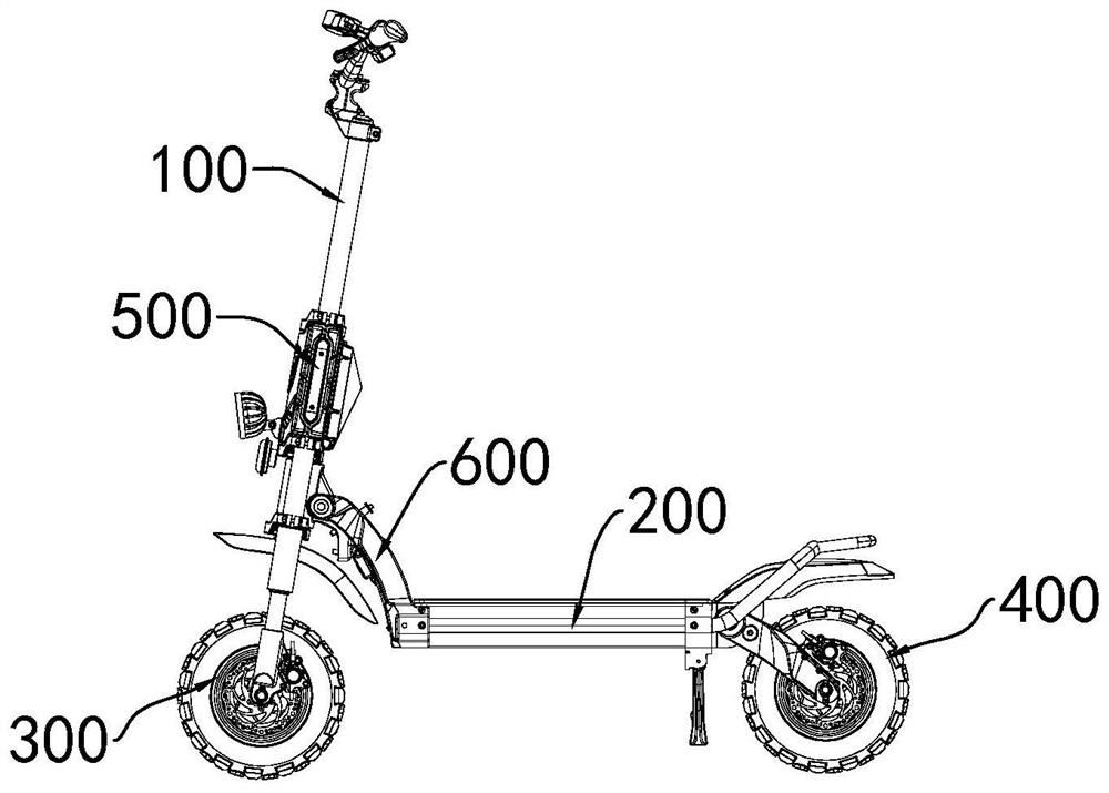 Heat dissipation system of controller of electric scooter and electric scooter