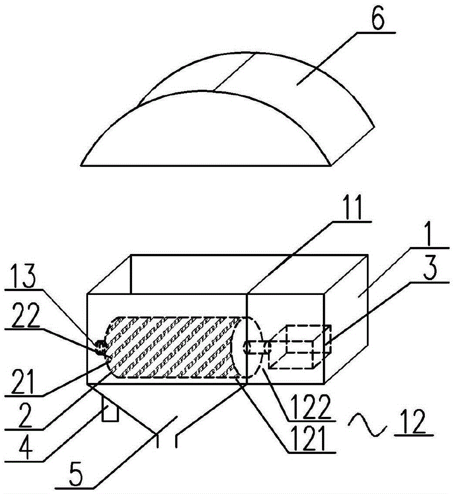 Soap box and soap crushing method