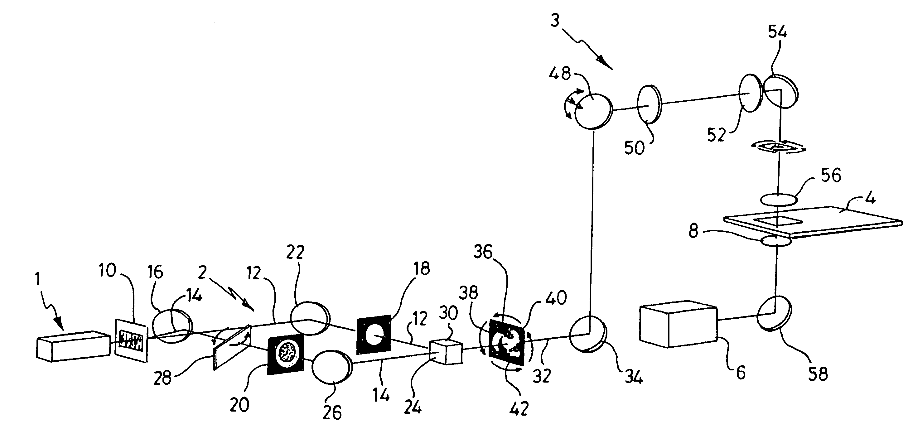 Apparatus for optically rotating microscopic objects