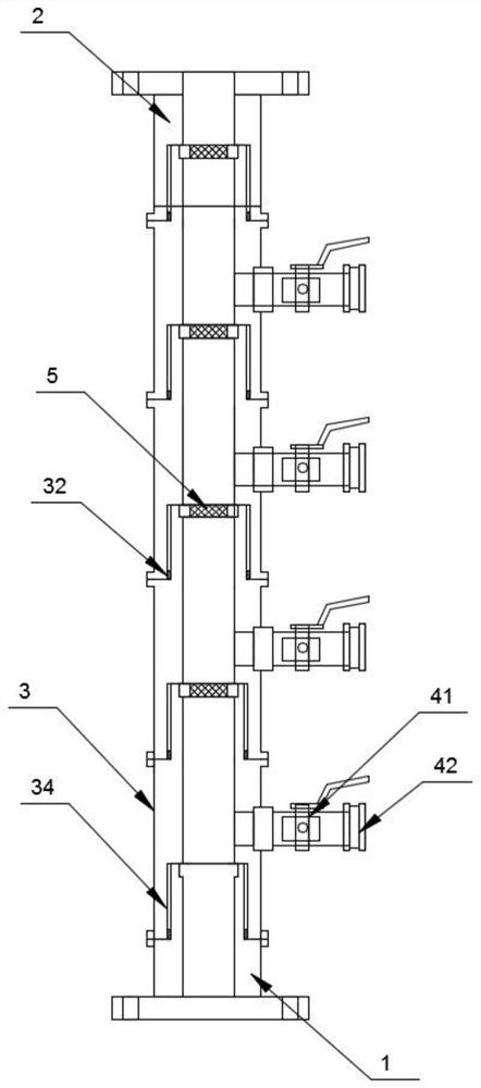 Water treatment pipeline convenient to disassemble and use